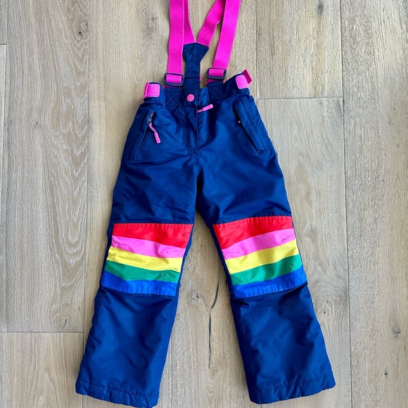 Mini Boden Waterproof Girls Snowpants, size 6-7 - Picture 1 of 3